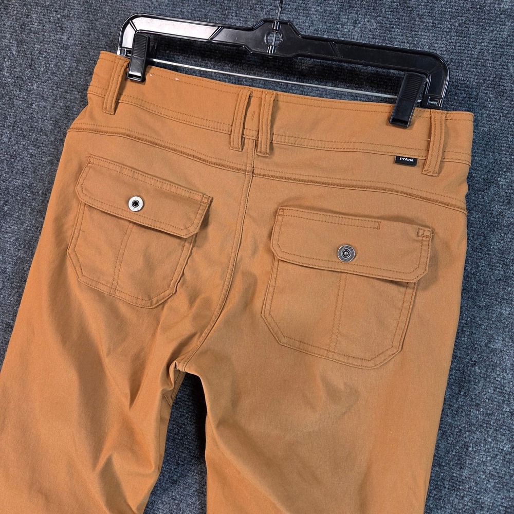 Prana Halle II Hiking Pants Womens 10 Tan Straight Fit Outdoor Trail Utility - Picture 13 of 16